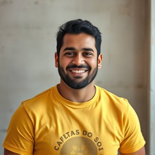 Foto de Rafael Oliveira, co-fundador da Camisetas do Sol