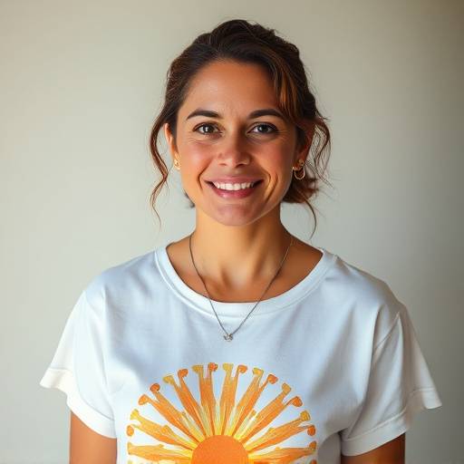 Foto de Sofia Mendes, co-fundadora da Camisetas do Sol